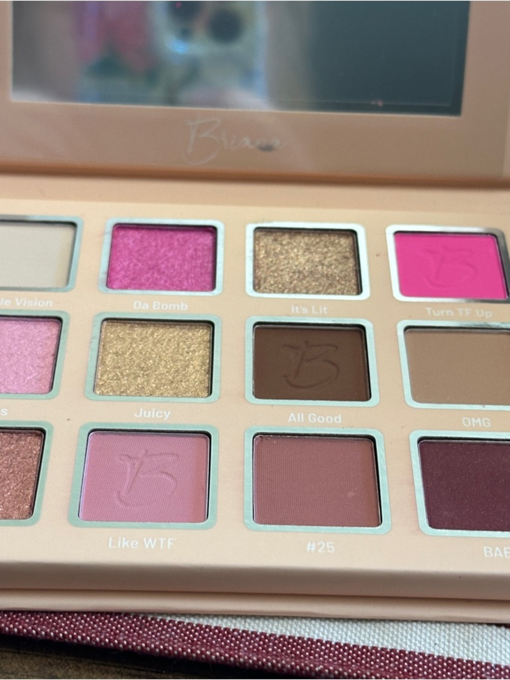 Briana Eyeshadow Palette - Silver Pink